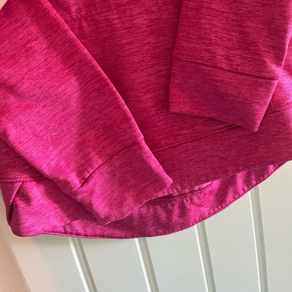 Adidas Pink Fleece Hoodie (Kids Size LG/14) - Picture 4 of 6
